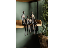Load image into Gallery viewer, Sitting Family Of Four Shelf Sculpture