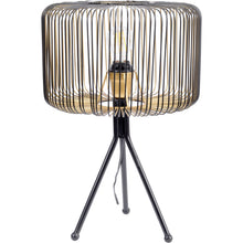 Load image into Gallery viewer, Tova Gold Decorative Table Lamp with Shade E27 40W