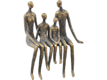 Load image into Gallery viewer, Sitting Family Of Four Shelf Sculpture
