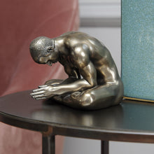 Load image into Gallery viewer, Keswick Meditating Man Sculpture | Relaxation | Body and Soul | Calm | Bronze Sculpture
