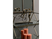 Load image into Gallery viewer, Antique Bronze Kissing Couple On Bike Sculpture
