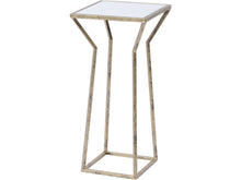 Load image into Gallery viewer, Mylas Small Square Side Table With Mirrored Top
