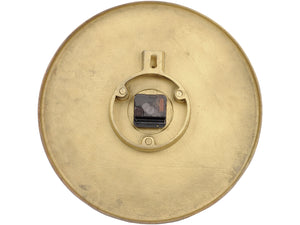 Antique Gold Starburst Aluminium Wall Clock