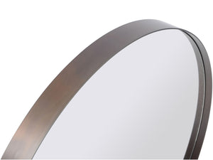Fitzroy Bronze Circular Mirror Small