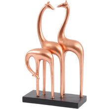Load image into Gallery viewer, Libra Abstract Giraffe Sculpture In Rose Gold
