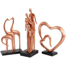 Load image into Gallery viewer, Libra Family Gathering Sculpture in Rose Gold
