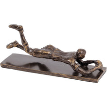 Load image into Gallery viewer, Bronze Rugby Try Scoring Sculpture
