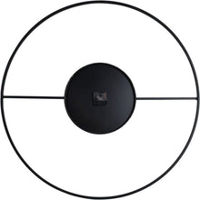 Load image into Gallery viewer, Dubrovnik Brass And Black Framed Wall Clock 80cm
