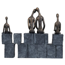 Load image into Gallery viewer, Bronze Blocks Family of Four
