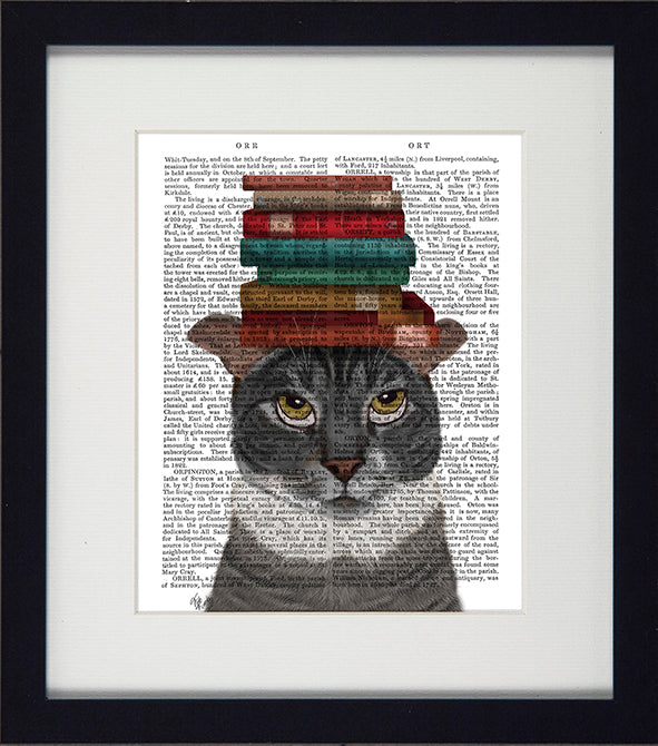 Funky Cat Framed Prints in Nine Different Designs