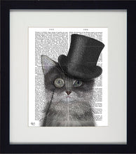 Load image into Gallery viewer, Funky Cat Framed Prints in Nine Different Designs
