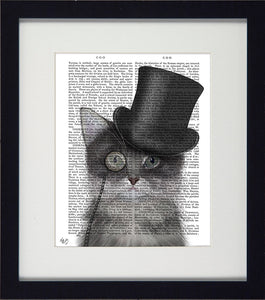 Funky Cat Framed Prints in Nine Different Designs