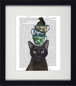 Funky Cat Framed Prints in Nine Different Designs