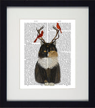 Load image into Gallery viewer, Funky Cat Framed Prints in Nine Different Designs
