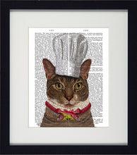 Load image into Gallery viewer, Funky Cat Framed Prints in Nine Different Designs

