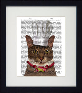 Funky Cat Framed Prints in Nine Different Designs