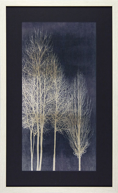 Silver Tree Silhouette by Kate Bennett