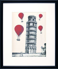 Load image into Gallery viewer, Iconic Buildings with Red Balloons
