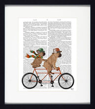 Load image into Gallery viewer, Dogs on Tandems Quirky Dog Prints
