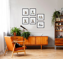 Load image into Gallery viewer, Dogs on Scooters Framed Prints
